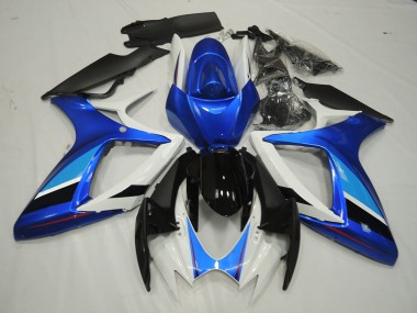 06-07 Azul & Blanco GSXR 600-750 Carenados Moto