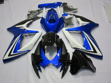 06-07 Azul Blanco & Negro GSXR 600-750 Carenados Moto