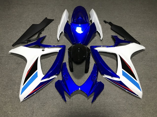 06-07 Azul Blanco & Negro GSXR 600-750 Carenados Moto 06-07 Azul Blanco & Negro GSXR 600-750 Carenados Moto