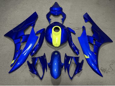 06-07 Azul Brillante & Amarillo De Alta Visibilidad R6 Carenados Moto