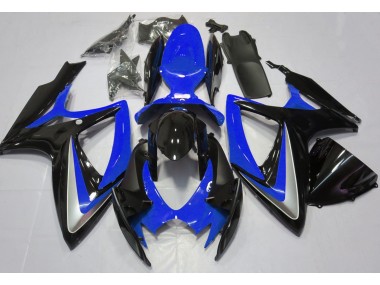 06-07 Azul Brillante Descolorido GSXR 600-750 Carenados Moto