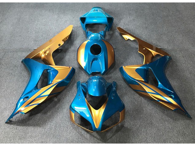 06-07 Azul Claro & Dorado CBR1000RR Carenados Moto