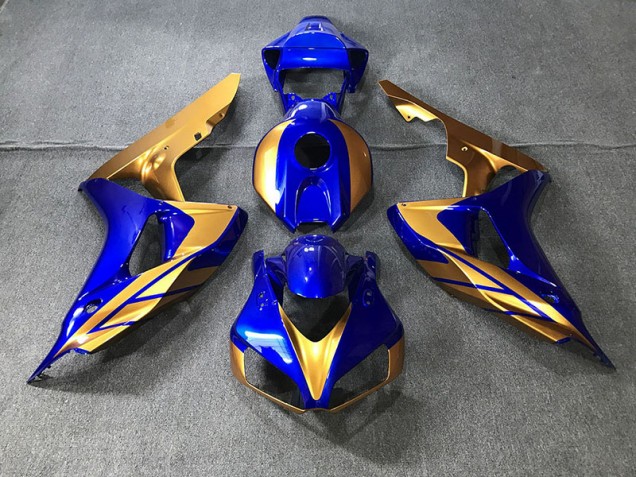 06-07 Azul & Dorado CBR1000RR Carenados Moto 06-07 Azul & Dorado CBR1000RR Carenados Moto