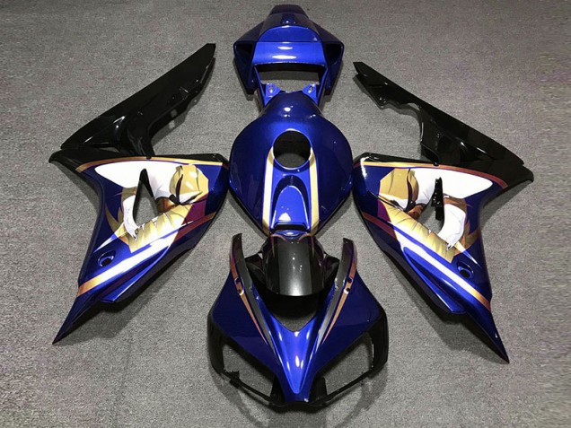 06-07 Azul & Dorado CBR1000RR Carenados Moto 06-07 Azul & Dorado CBR1000RR Carenados Moto