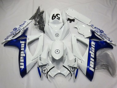 06-07 Azul Jordan GSXR 600-750 Carenados Moto