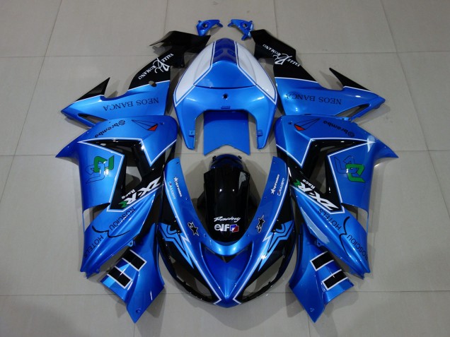 06-07 Azul Líquido & Logotipos ZX10R Carenados Moto 06-07 Azul Líquido & Logotipos ZX10R Carenados Moto