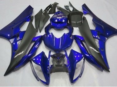06-07 Azul Metalizado & Negro R6 Carenados Moto