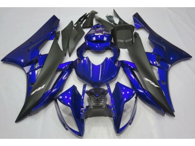 06-07 Azul Metalizado & Negro R6 Carenados Moto