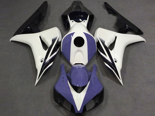 06-07 Blanco Brillo Azul & Negro CBR1000RR Carenados Moto 06-07 Blanco Brillo Azul & Negro CBR1000RR Carenados Moto