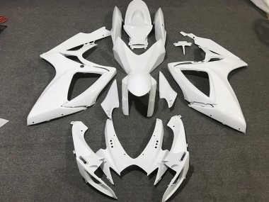 06-07 Blanco Mate GSXR 600-750 Carenados Moto