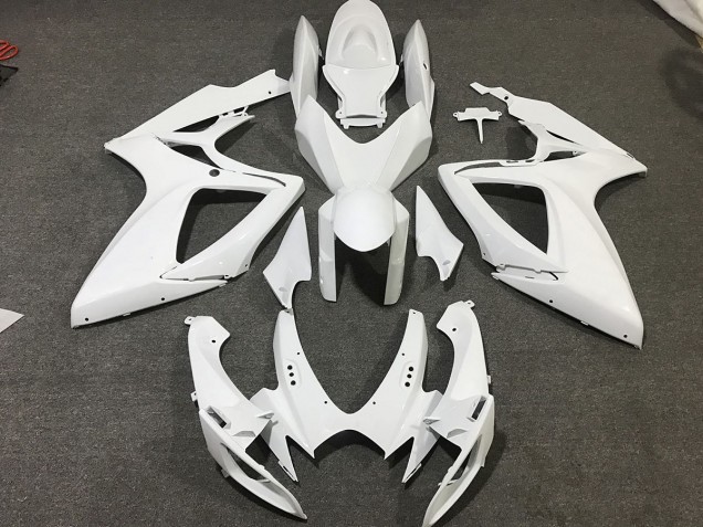 06-07 Blanco Mate GSXR 600-750 Carenados Moto 06-07 Blanco Mate GSXR 600-750 Carenados Moto