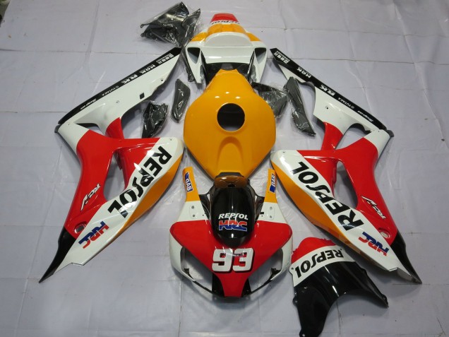 06-07 Blanco Naranja Claro Repsol CBR1000RR Carenados Moto 06-07 Blanco Naranja Claro Repsol CBR1000RR Carenados Moto