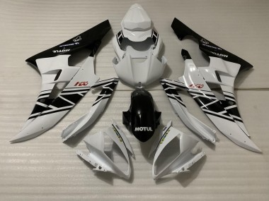 06-07 Diseño Blanco Negro R6 Carenados Moto