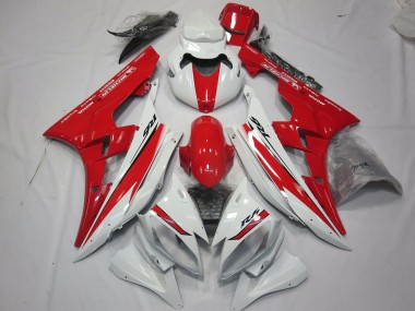 06-07 Diseño De Estilo Rojo Blanco R6 Carenados Moto