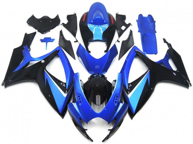 06-07 Especial Azul & Negro GSXR 600-750 Carenados Moto 06-07 Especial Azul & Negro GSXR 600-750 Carenados Moto