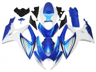 06-07 Estilo Azul Claro & Azul Intenso OEM GSXR 600-750 Carenados Moto