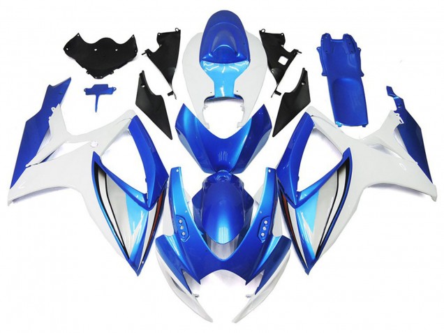 06-07 Estilo Azul Claro & Azul Intenso OEM GSXR 600-750 Carenados Moto