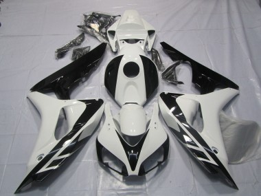 06-07 Estilo Blanco & Negro OEM Sin Calcomanías CBR1000RR Carenados Moto
