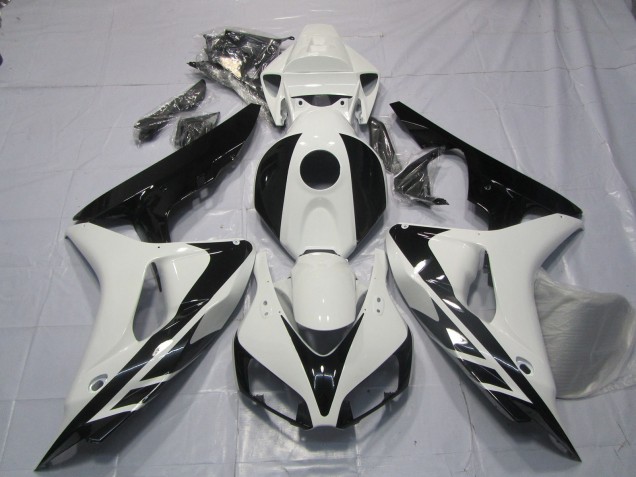 06-07 Estilo Blanco & Negro OEM Sin Calcomanías CBR1000RR Carenados Moto