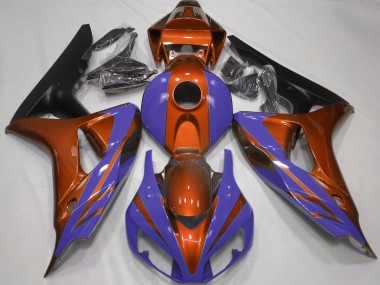 06-07 Naranja Brillante & Azul Oscuro CBR1000RR Carenados Moto