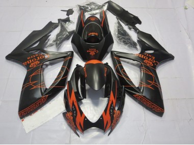 06-07 Naranja Mate GSXR 600-750 Carenados Moto