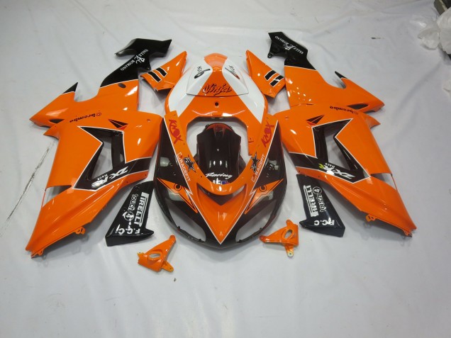 06-07 Naranja Negro ZX10R Carenados Moto 06-07 Naranja Negro ZX10R Carenados Moto