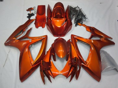 06-07 Naranja Quemada GSXR 600-750 Carenados Moto