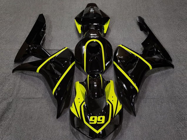 06-07 Negro Brillante & Amarillo Brillante CBR1000RR Carenados Moto 06-07 Negro Brillante & Amarillo Brillante CBR1000RR Carenados Moto