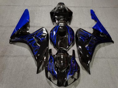 06-07 Negro Brillante Azul Llama CBR1000RR Carenados Moto