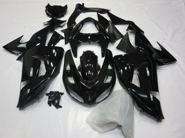 06-07 Negro Brillante Liso ZX10R Carenados Moto 06-07 Negro Brillante Liso ZX10R Carenados Moto
