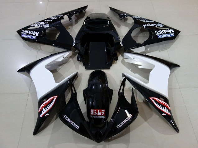 06-07 Negro Brillante & Logotipos R6 Carenados Moto 06-07 Negro Brillante & Logotipos R6 Carenados Moto