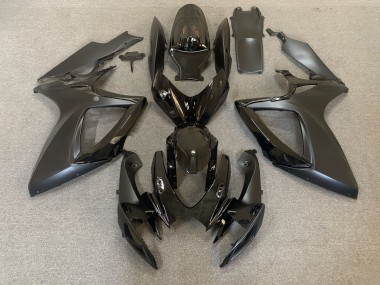 06-07 Negro Brillante & Mate GSXR 600-750 Carenados Moto