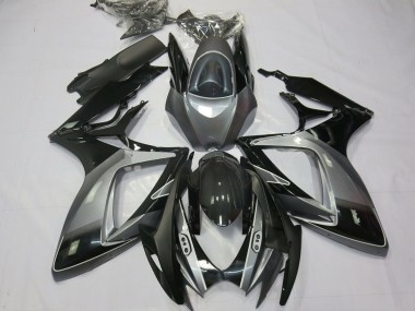 06-07 Negro Gris Especial GSXR 600-750 Carenados Moto