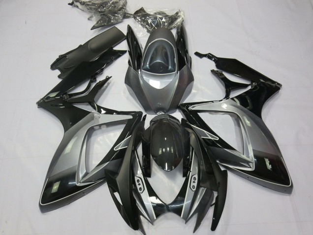 06-07 Negro Gris Especial GSXR 600-750 Carenados Moto 06-07 Negro Gris Especial GSXR 600-750 Carenados Moto