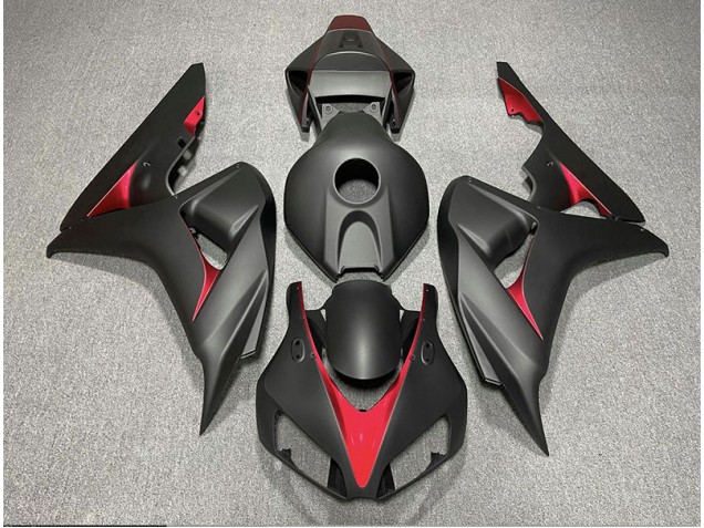 06-07 Negro Mate & Azul Claro CBR1000RR Carenados Moto 06-07 Negro Mate & Azul Claro CBR1000RR Carenados Moto