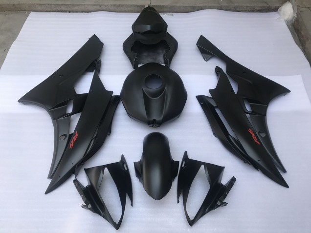 06-07 Negro Mate Liso R6 Carenados Moto 06-07 Negro Mate Liso R6 Carenados Moto
