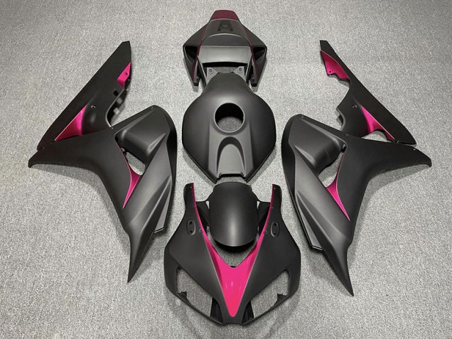 06-07 Negro Mate & Rosa CBR1000RR Carenados Moto 06-07 Negro Mate & Rosa CBR1000RR Carenados Moto