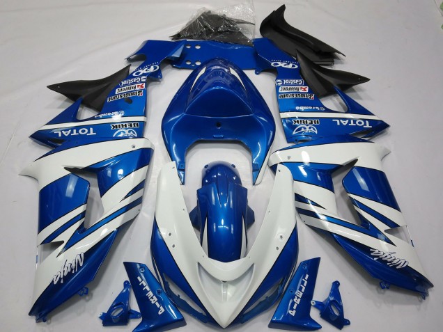 06-07 Ninja Azul Blanco ZX10R Carenados Moto 06-07 Ninja Azul Blanco ZX10R Carenados Moto