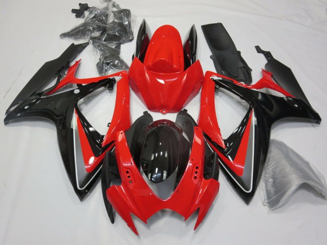06-07 OEM Estilo Rojo GSXR 600-750 Carenados Moto 06-07 OEM Estilo Rojo GSXR 600-750 Carenados Moto