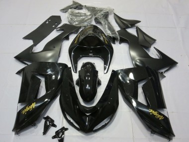 06-07 Oro Negro Brillante ZX10R Carenados Moto