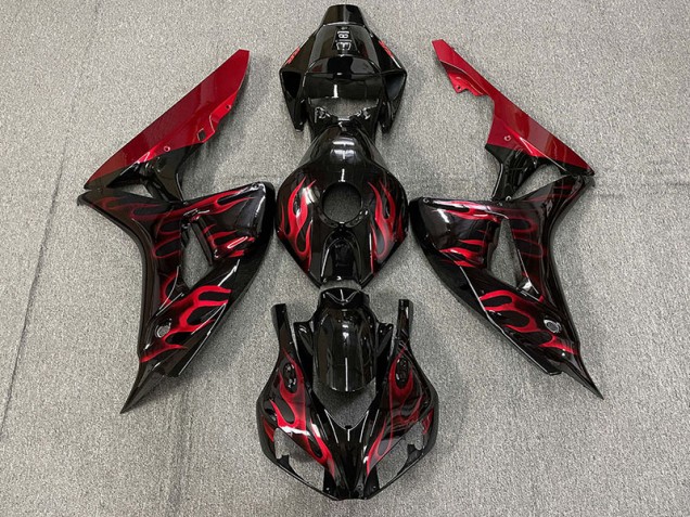 06-07 Rojo Brillante Llama CBR1000RR Carenados Moto 06-07 Rojo Brillante Llama CBR1000RR Carenados Moto