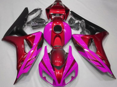 06-07 Rojo Brillante & Rosa CBR1000RR Carenados Moto