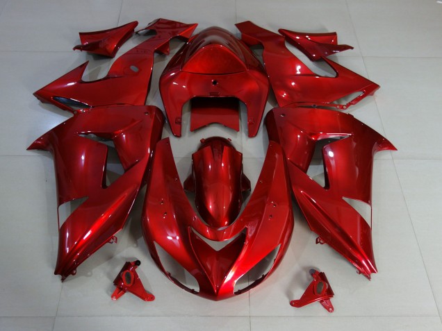 06-07 Rojo Brillo Profundo ZX10R Carenados Moto 06-07 Rojo Brillo Profundo ZX10R Carenados Moto