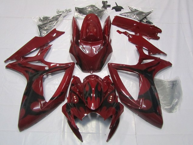 06-07 Rojo Granate GSXR 600-750 Carenados Moto 06-07 Rojo Granate GSXR 600-750 Carenados Moto