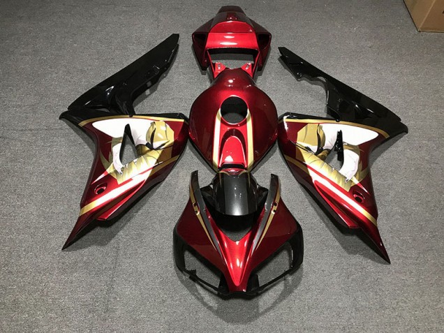 06-07 Rojo Intenso & Dorado CBR1000RR Carenados Moto 06-07 Rojo Intenso & Dorado CBR1000RR Carenados Moto