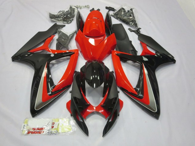 06-07 Rojo & Negro GSXR 600-750 Carenados Moto 06-07 Rojo & Negro GSXR 600-750 Carenados Moto
