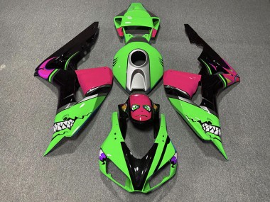 06-07 Tiburón Verde CBR1000RR Carenados Moto