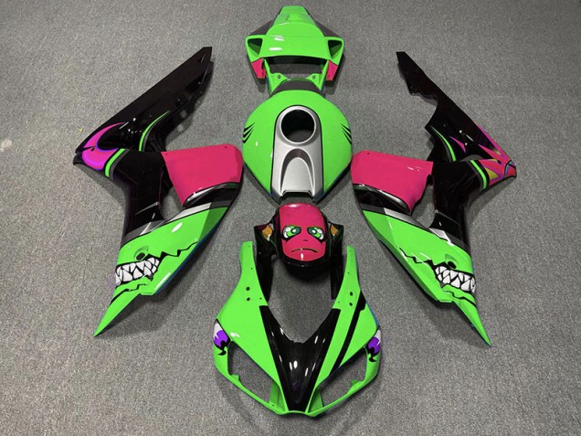 06-07 Tiburón Verde CBR1000RR Carenados Moto 06-07 Tiburón Verde CBR1000RR Carenados Moto