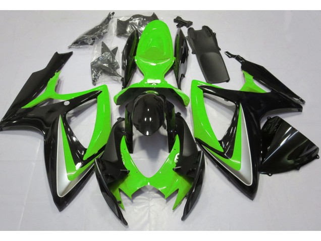 06-07 Verde Brillante Debadged GSXR 600-750 Carenados Moto 06-07 Verde Brillante Debadged GSXR 600-750 Carenados Moto