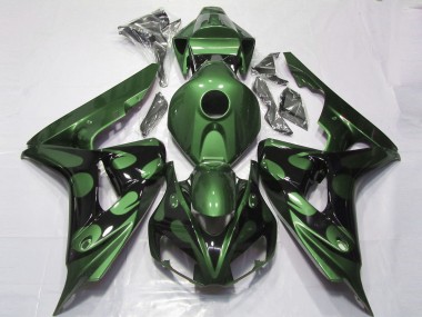 06-07 Verde Brillante & Negro CBR1000RR Carenados Moto